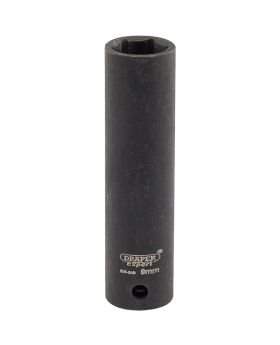 Draper Tools Expert 9mm 1/4 Square Drive Hi-Torq&#174; 6 Point Deep Impact Socket DRA05187