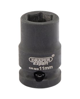 Draper Tools Expert 11mm 3/8 Square Drive Hi-Torq&#174; 6 Point Impact Socket DRA06870