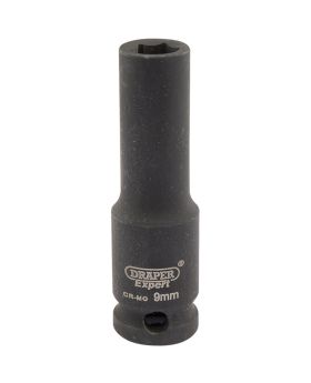 Draper Tools Expert 9mm 3/8 Square Drive Hi-Torq&#174; 6 Point Deep Impact Socket DRA06882