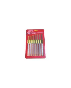 KC Tools KC07200 8PC LONG PIN PUNCH SET