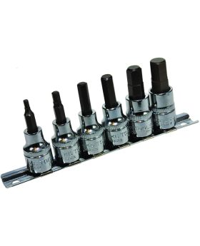 KC TOOLS 3/8  DRIVE IN HEX SOCKET SET KC10190