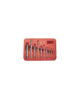 KC PRO AM 10PC COMBINATION SCREW EXTRACTOR & DRILL SET KC10442