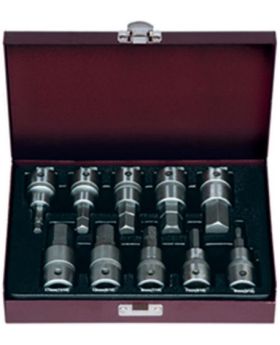 Eurotech Tools ET10310 10Pc 1/2"Drive AF Inhex Socket Set
