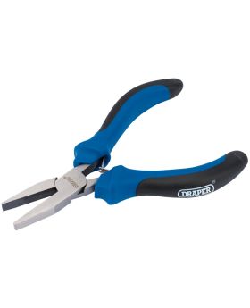 Draper Tools 115mm Soft Grip Flat Nose Mini Pliers DRA12536