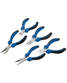 Draper Tools Soft Grip Mini Pliers Set (5 Piece) DRA12544