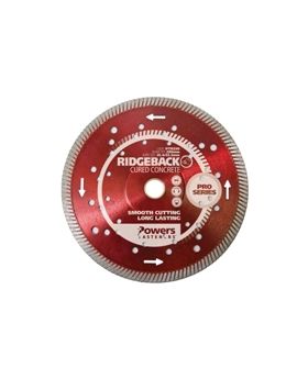 POWERS RIDGEBACK Diamond Blade Turbo Rim - PTR Multi Use - 100mm ptr100