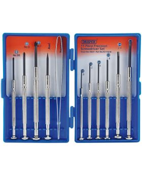 Draper Tools Precision Screwdriver Set (11 piece) DRA15631