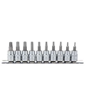 Draper Tools 3/8 Sq. Dr. 48mm long Draper TX-STAR&#174; Security Socket Bit Set (10 Piece) DRA16332