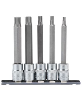 Draper Tools 3/8 Sq. Dr. Spline Socket Bit Set (5 piece) DRA16349