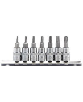 Draper Tools 1/4 Sq. Dr. Five Lobe Draper TX-STAR&#174; Security Socket Bit Set (7 Piece) DRA16353