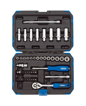 Draper Tools 1/4 Sq. Dr. Metric Socket Set (47 Piece) DRA16355