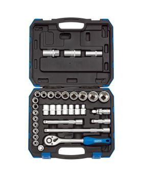 Draper Tools 1/2 Sq. Dr. Combined MM/AF Socket Set (33 Piece) DRA16363