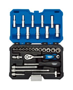 Draper Tools 1/4 Sq. Dr. Metric Socket Set (30 Piece) DRA16444