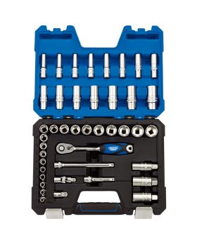 Draper Tools 3/8 Sq. Dr. Metric Socket Set (42 Piece) DRA16451