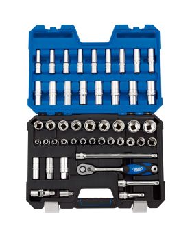 Draper Tools 1/2 Sq. Dr. Metric Socket Set (48 Piece) DRA16454