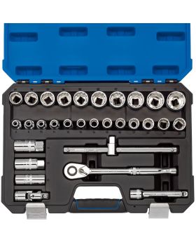 Draper Tools 1/2 Sq. Dr. Metric Socket Set (30 Piece) DRA16466