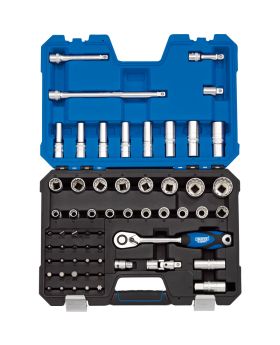 Draper Tools 1/2 Sq. Dr. Metric Draper Expert Multi-Drive&#174; Socket Set (60 piece) DRA16481