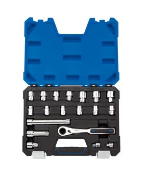 Draper Tools 20mm Go Through Socket Set (19 Piece) DRA16482