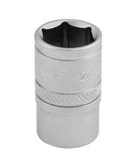 Draper Tools 3/8 Square Drive 6 Point Metric Socket (12mm) DRA16537