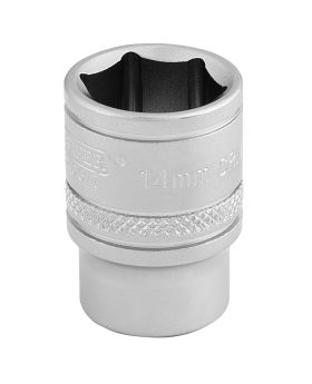 Draper Tools 3/8 Square Drive 6 Point Metric Socket (14mm) DRA16540