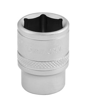 Draper Tools 3/8 Square Drive 6 Point Metric Socket (15mm) DRA16541