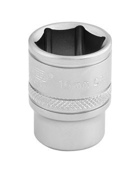 Draper Tools 3/8 Square Drive 6 Point Metric Socket (16mm) DRA16542