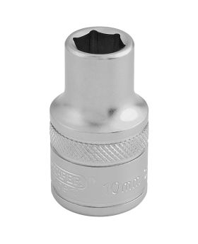 Draper Tools 1/2 Square Drive 6 Point Metric Socket (10mm) DRA16598