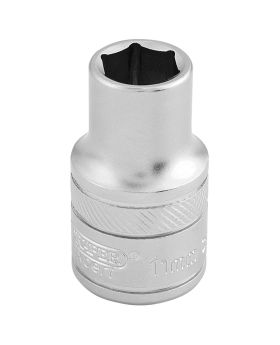 Draper Tools 1/2 Square Drive 6 Point Metric Socket (11mm) DRA16600