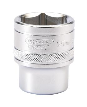 Draper Tools 1/2 Square Drive 6 Point Metric Socket (25mm) DRA16616