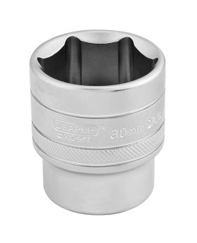 Draper Tools 1/2 Square Drive 6 Point Metric Socket (30mm) DRA16620