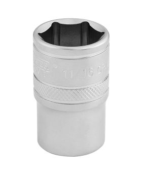 Draper Tools 1/2 Square Drive 6 Point Imperial Socket (11/16) DRA16630