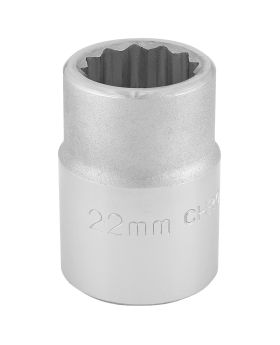 Draper Tools 3/4 Square Drive 12 Point Socket (22mm) DRA16691