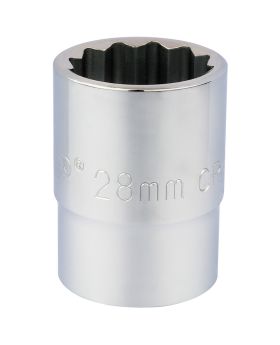 Draper Tools 3/4 Square Drive 12 Point Socket (28mm) DRA16697