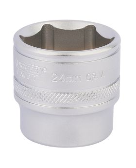 Draper Tools 3/8 Square Drive Hi-Torq&#174; 6 Point Deep Socket (24mm) DRA17546