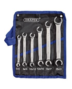 Draper Tools Flare Nut Spanner Set (6 Piece) DRA17759