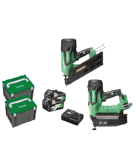 Hitachi/Hikoki 18VFRAMERCOMBO2(HRZ) 18V 5.0Ah Li-Ion Cordless Brushless 2pce Nailer Combo Kit