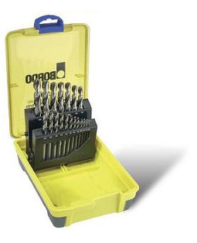 Bordo 2007-m2 HSS Metric Drill Set-19pce