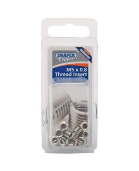 Draper Tools Expert M5 x 0.8 Metric Thread Insert Refill Pack (12) DRA21706