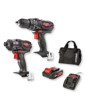 KATANA By Kincrome  18v Lithium Ion Cordless Impact Drill & Impact Driver Combo Kit-2Pce-FDD