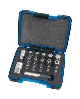 Draper Tools 1/4, 3/8 Sq. Dr. Draper TX-STAR&#174; Plus Bit Set (23 Piece) DRA23241