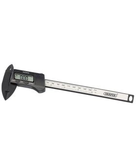 Draper Tools 150mm or 6 Carbon Fibre Digital Caliper Gauge DRA24816