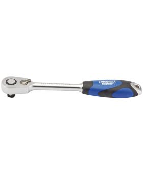 Draper Tools 1/2 Sq. Dr. 60 Tooth Micro Head Reversible Soft Grip Ratchet DRA26516