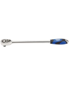 Draper Tools 1/2 Sq. Dr. 48 Tooth Extra Long Reversible Quick Release Soft Grip Ratchet DRA26591