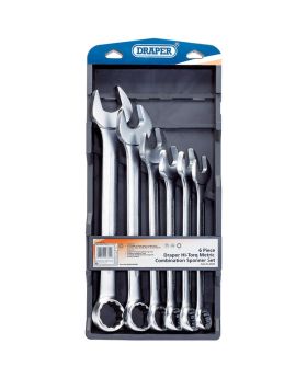 Draper Tools Draper Hi-Torq&#174; Metric Combination Spanner Set (6 Piece) DRA26695