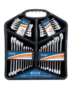 Draper Tools Four Hi-Torq&#174; Combination Spanner Sets (32 Piece) DRA26697