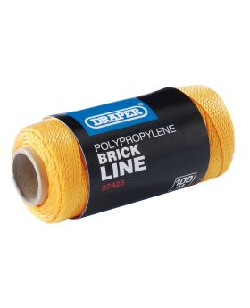 Draper Tools Orange Propylene Brick Line (100M) DRA27425