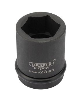 Draper Tools Expert 27mm 3/4 Square Drive Hi-Torq&#174; 6 Point Impact Socket DRA28719