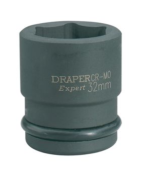 Draper Tools Expert 17mm 3/4 Square Drive Hi-Torq&#174; 6 Point Impact Socket DRA04998