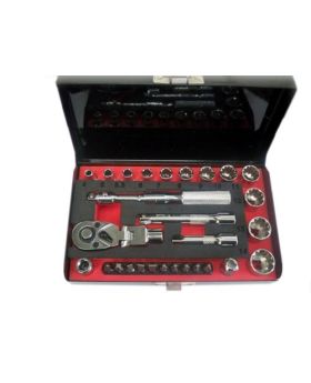 Eurotech Tools ET10240 28Pc 1/4 Dr Socket Wrench & Bit Set