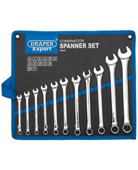 Draper Tools Metric Combination Spanner Set (11 Piece) DRA29545